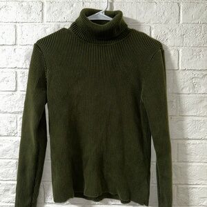 Ralph Lauren Forest Green Ribbed Sweater